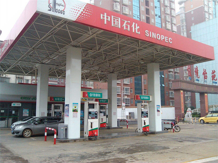 启东加油站钢结构网架案例4